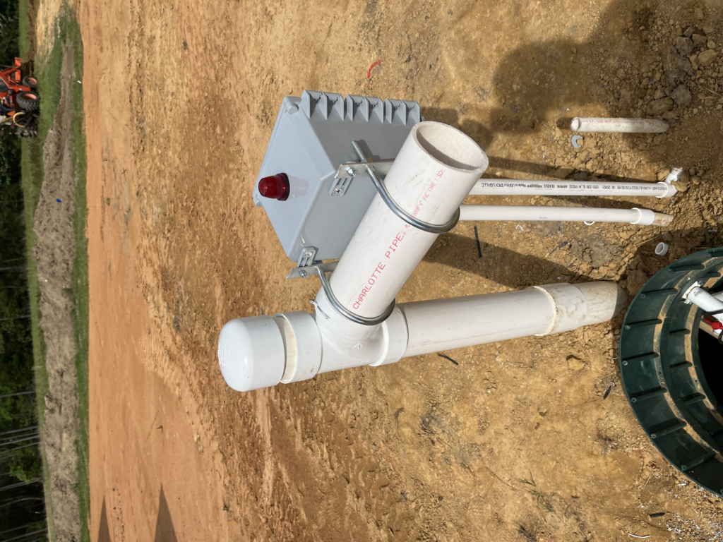 Septic system installation completed by Rainey Farms & Construction in George County, MS